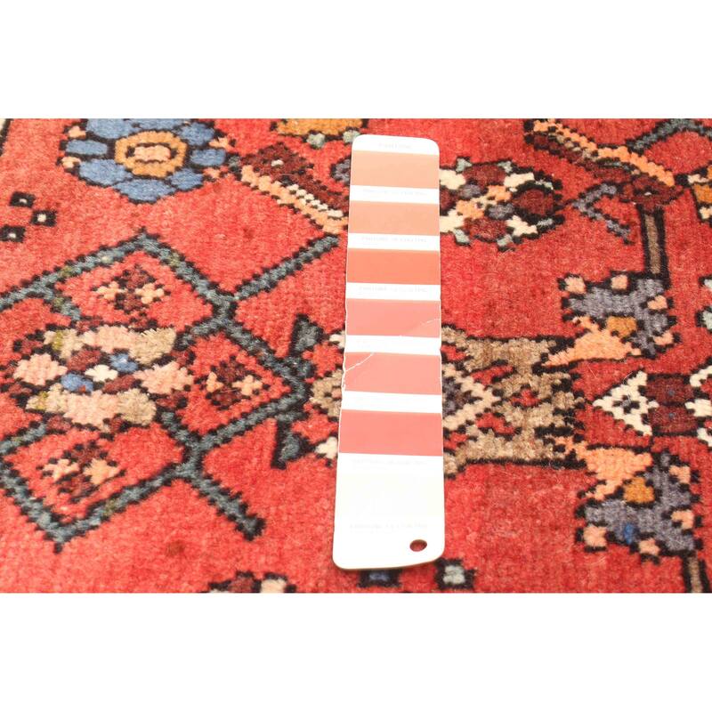 ECARPETGALLERY Hand-knotted Konya Anatolian Red Wool Rug - 4'2 x 7'0