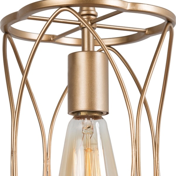 Bronze cage pendant light cheap