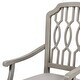 preview thumbnail 7 of 9, Dauphin Geometric Upholstered Dining Arm Chair