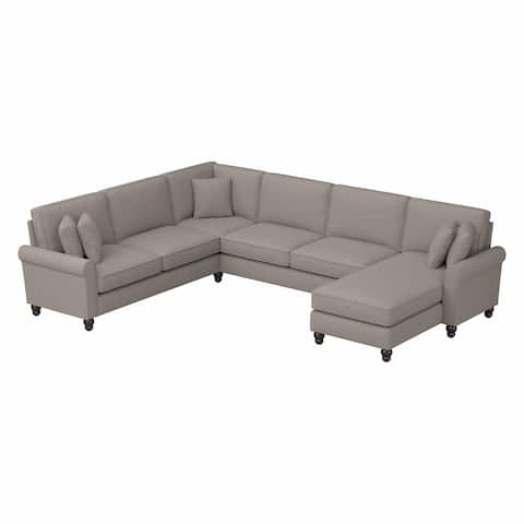 Hudson U Shaped Couch with Reversible Chaise Lounge by Bush Furniture