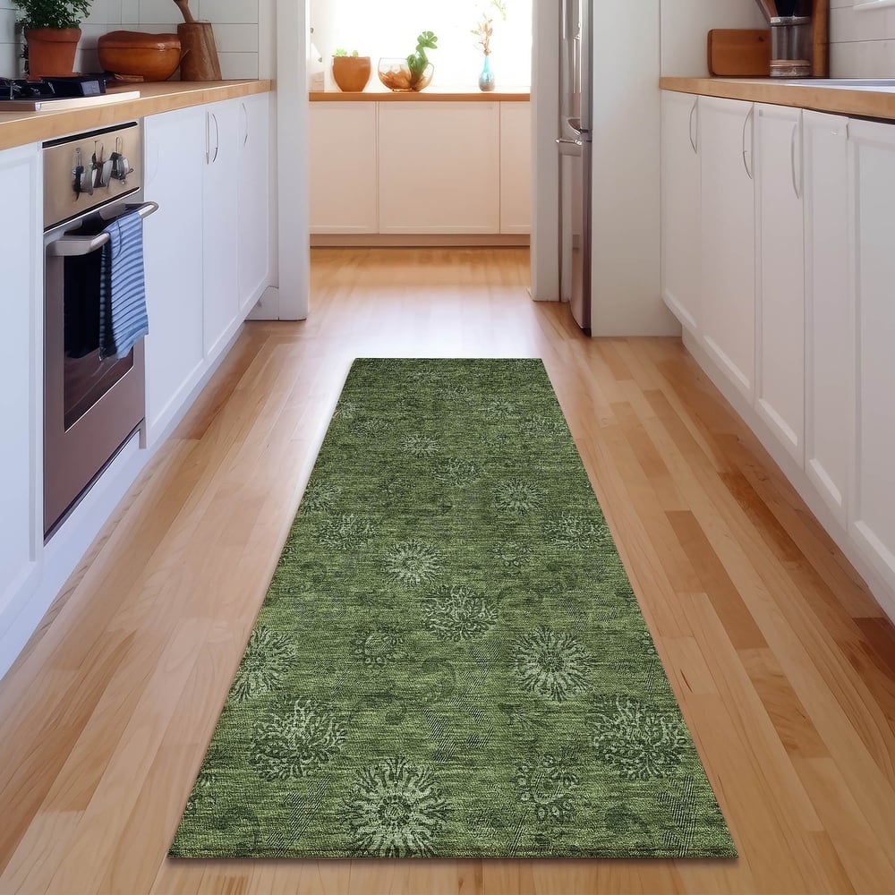 Premium Washable Super Soft Floral Imprint Mayfield Rug
