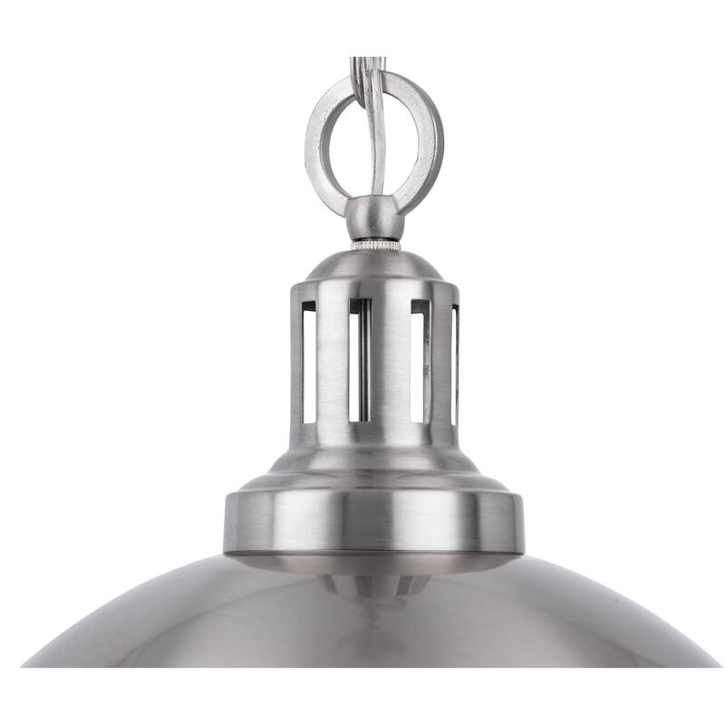 Brio Lighting Aaron - 2 Light Glass & Metal Dimmable Pendant Light