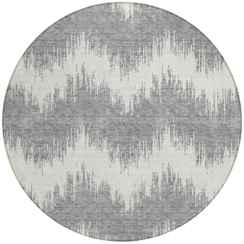 HomeRoots Chevron Transitional Rectangle Outdoor Rug