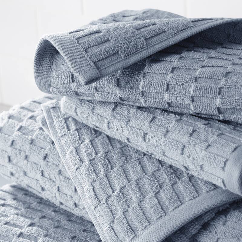 DKNY Metro Tile Quick Dry Bath and Hand Towel 4-piece Set