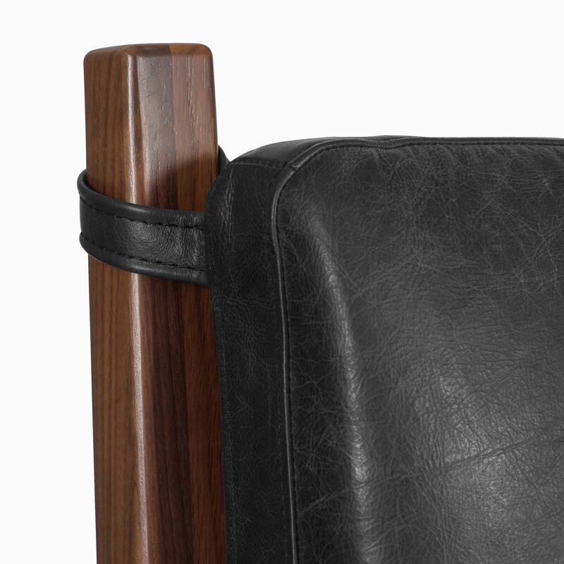 Poly & Bark Truro Bed Frame with Leather Cushions