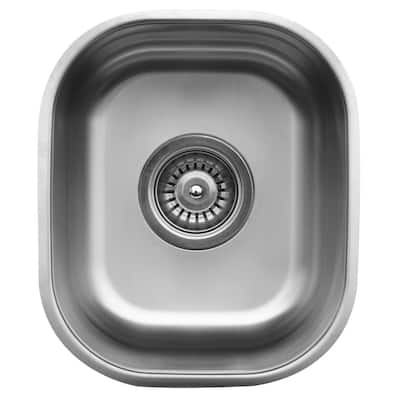 Karran 12" Undermount Stainless Steel Bar/Prep Sink