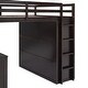 preview thumbnail 38 of 37, Muti-functional Full size Loft Bed with Drawers,Desk,and Wardrobe,Solid Construction