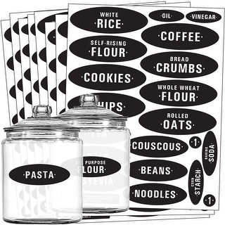 157 Preprinted Labels for Pantry Container Kitchen ...