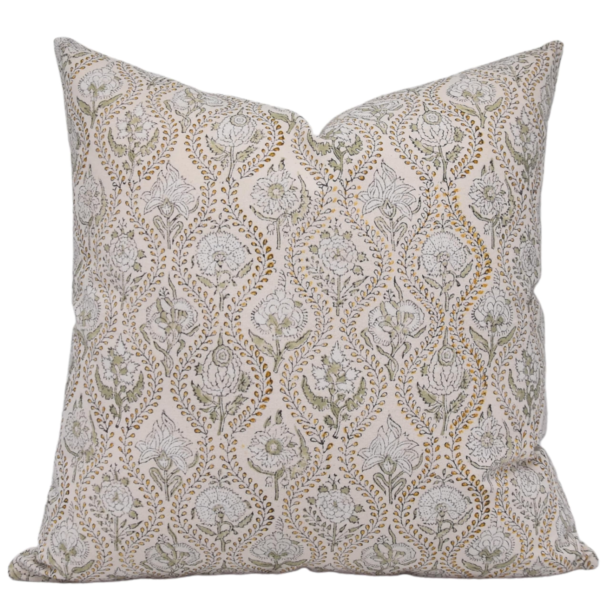 Fabdivine Cotton Farmhouse or Fall Décor Hand Block Cushioncase Gift, Amerbel