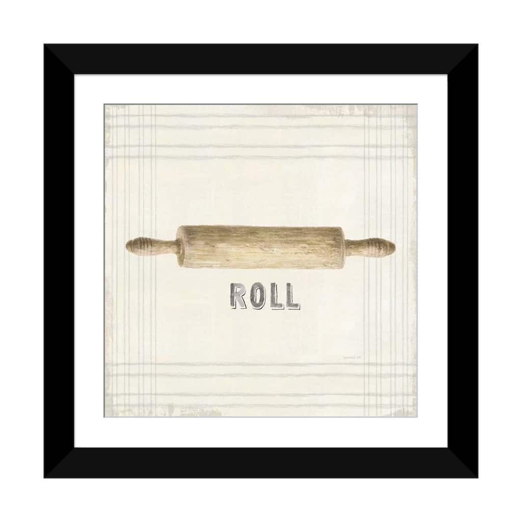 iCanvas "Floursack Kitchen Sign II Neutral Sq" by Danhui Nai