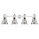 Option Satin Nickel, Light Smoke