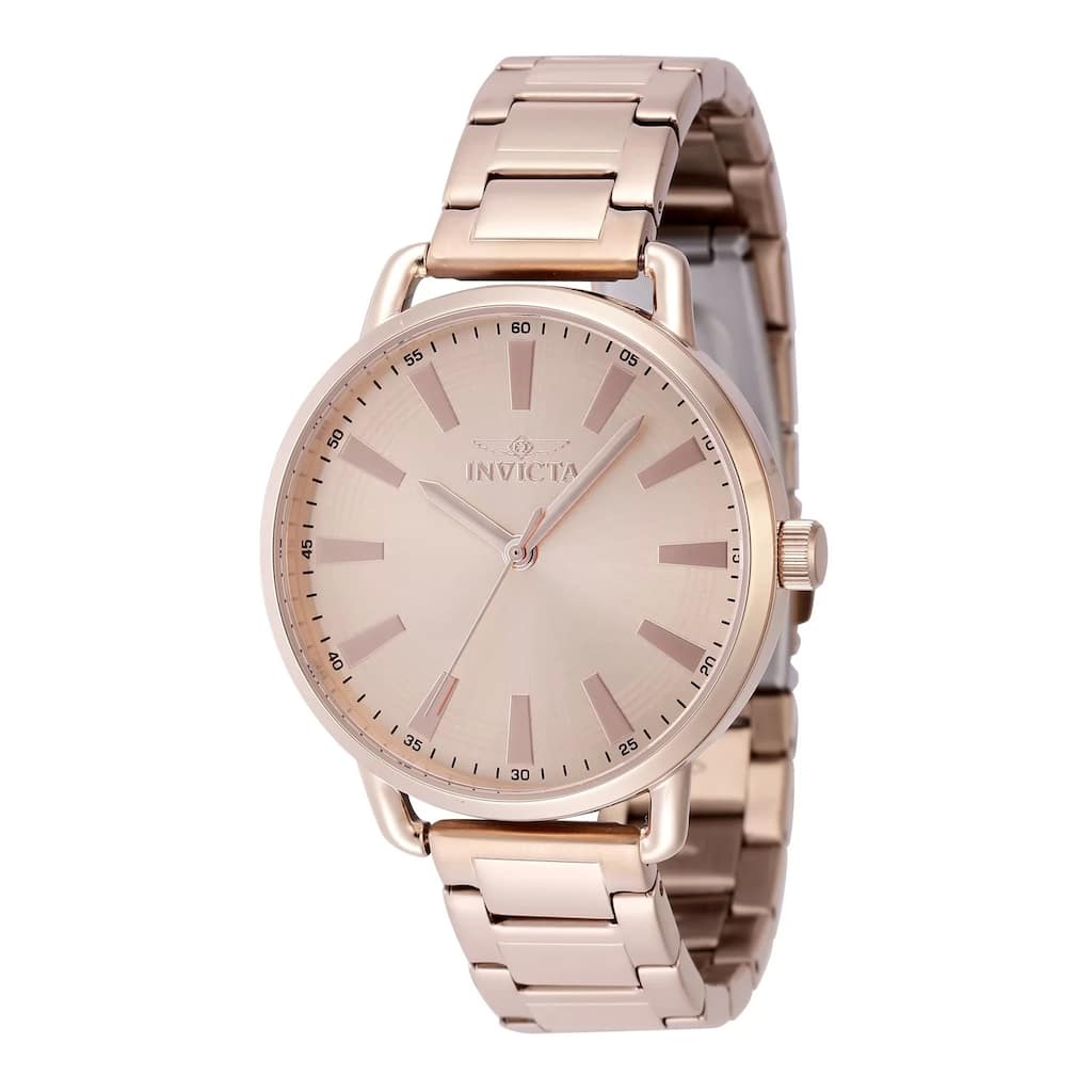 Invicta Women's 48330 Wildflower Quartz 3 Hand Rose Gold Dial Watch