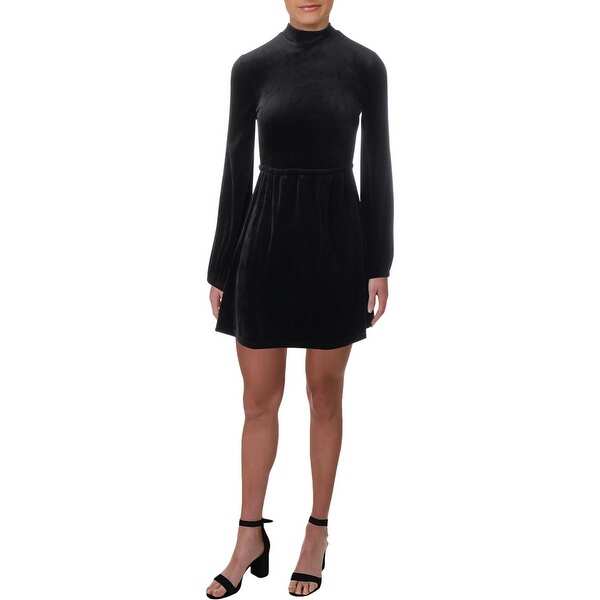 womens black babydoll dress