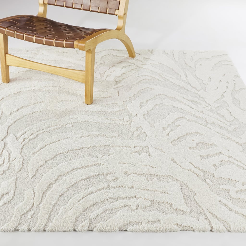 Alpert Marbled Textured Area Rug