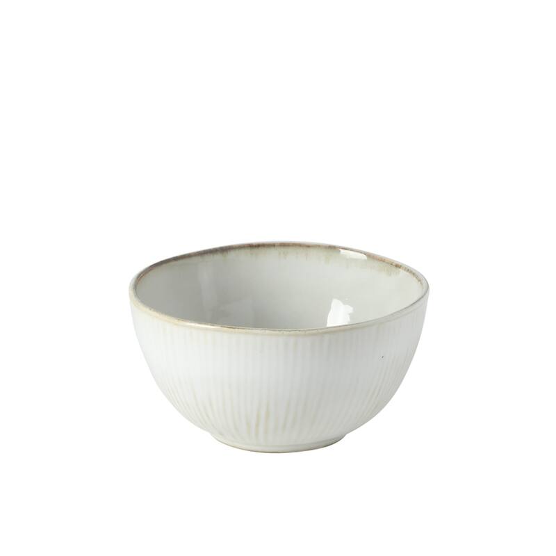 Gibson Elite Sandy Pines 4 Piece Nesting Bowl Set, 4", 5.5", 7" & 9" Round Stoneware Reactive Glaze Finish, Prep & Serving Bowls