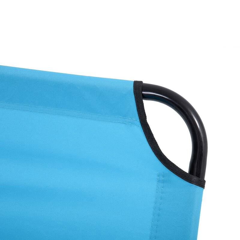 Steel Framed Terrace Sunbathing Folding Lounger