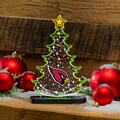 Cardinal Spruce Tree Arizona Cardinals NFL Football Holiday Tree Desklite LED Decor - 10 ...