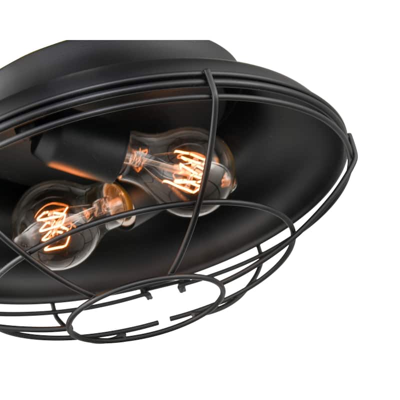 Millennium Lighting 2 Light 12" Wide Outdoor Flush Mount Bowl Ceiling