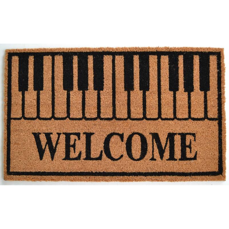 Piano Keys Welcome Outdoor DoorMat