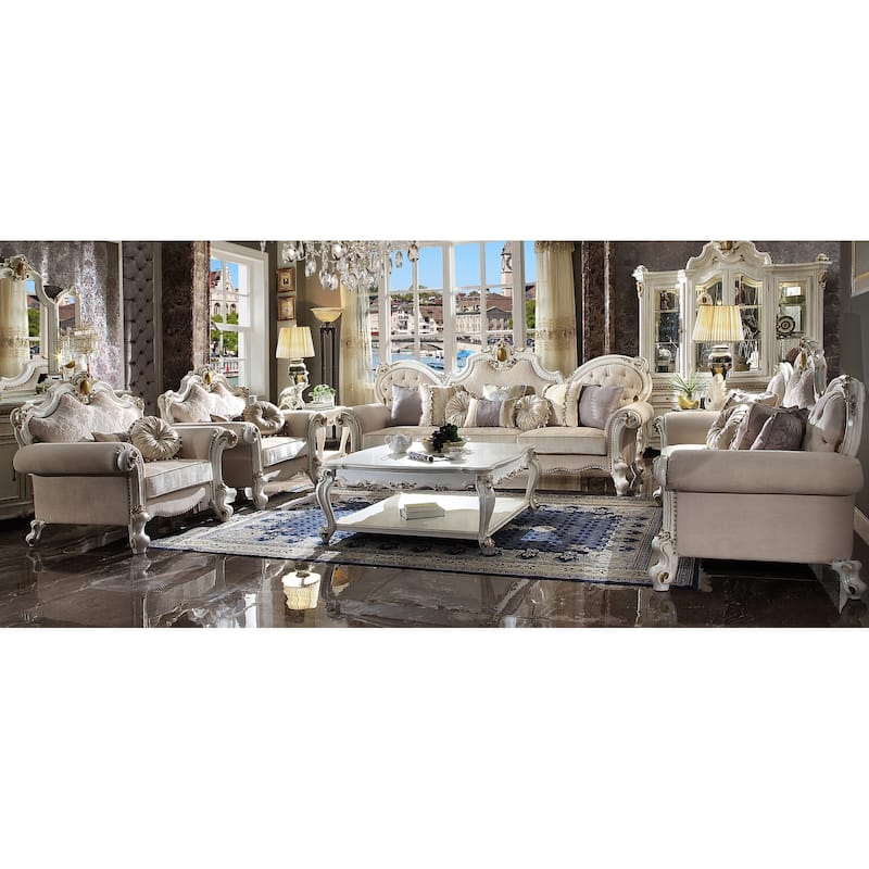 Deveraux Coffee Table with Bottom Shelf