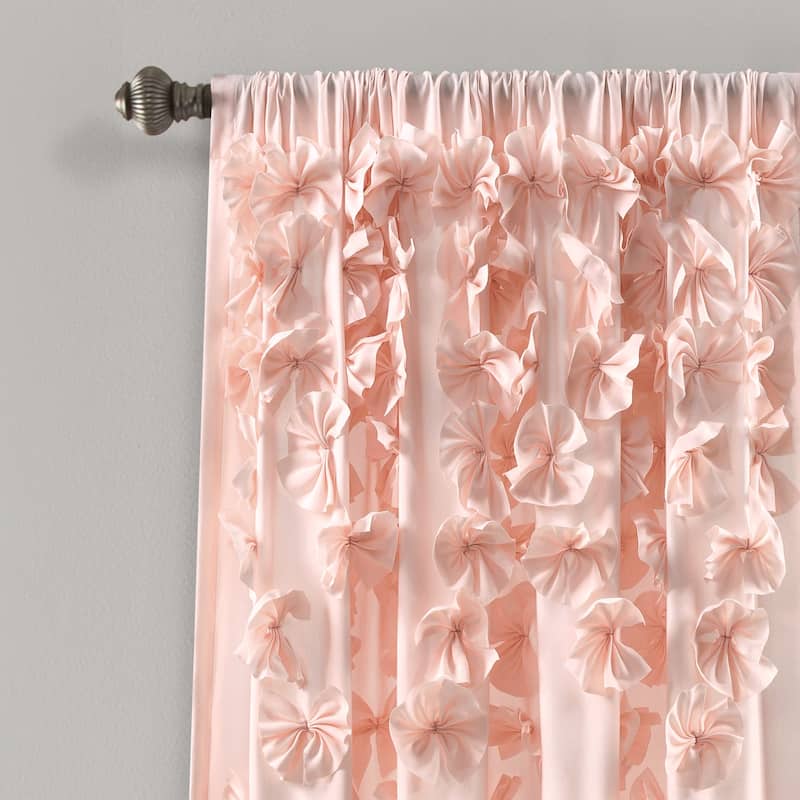 Silver Orchid Turpin Single Window Curtain Panel