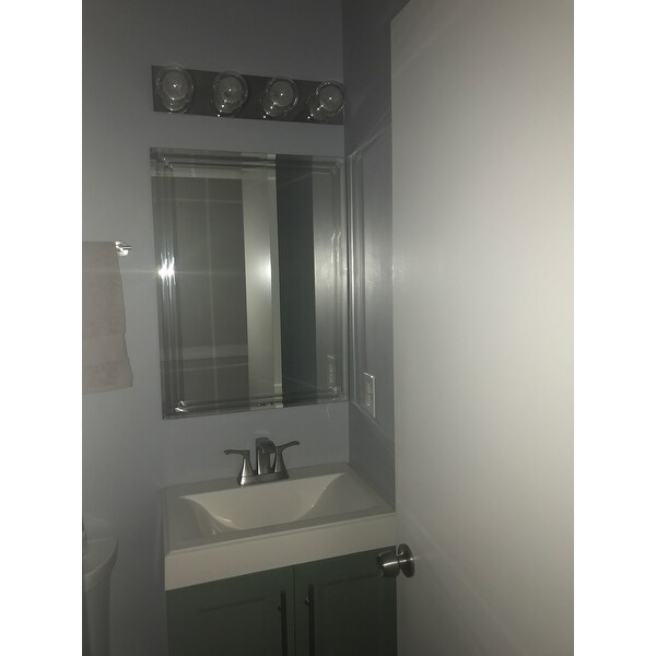 Decor Wonderlad Frameless Tri Bevel Wall Mirror Free Shipping Decor Wonderlad Frameless Tri Bevel Wall Mirror Free Shipping Today 3511409