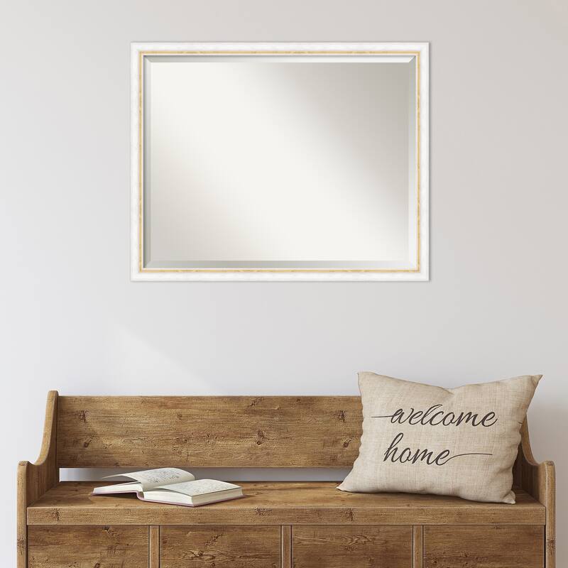 Morgan Beveled Wood Framed Wall Mirror