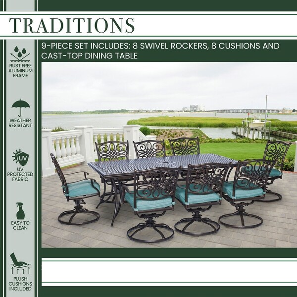 Hanover outdoor dining best sale set