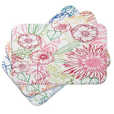 Zentangle Color Bath Mat