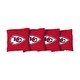 preview thumbnail 1 of 1, Kansas City Chiefs NFL Football Red Cornhole Bags All-Weather Resin Filled
