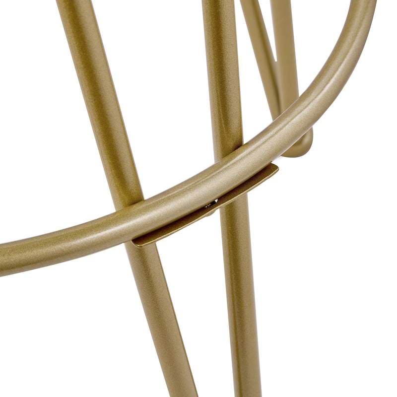 Azalea Park 29" Backless Barstool with Faux Leather Upholstered Seat - 17.13 W x 17.13 D x 29.02 H"