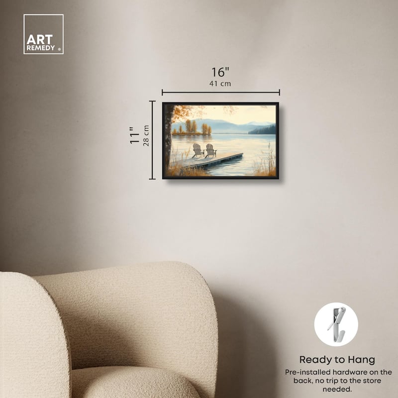 Lake of Dreams Canvas by Art Remedy