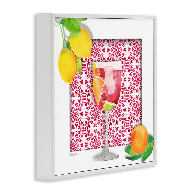 Stupell Fruity Sangria Drink Framed Giclee Art Design By Hillary Holt