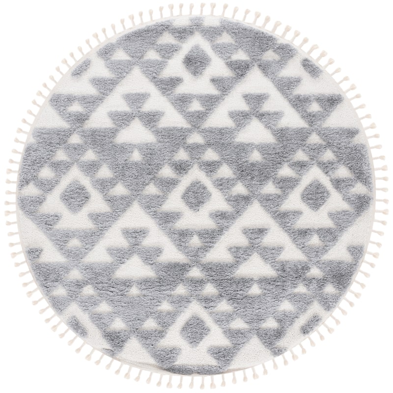 SAFAVIEH Moroccan Tassel Shag Kobi 2-inch Thick Rug