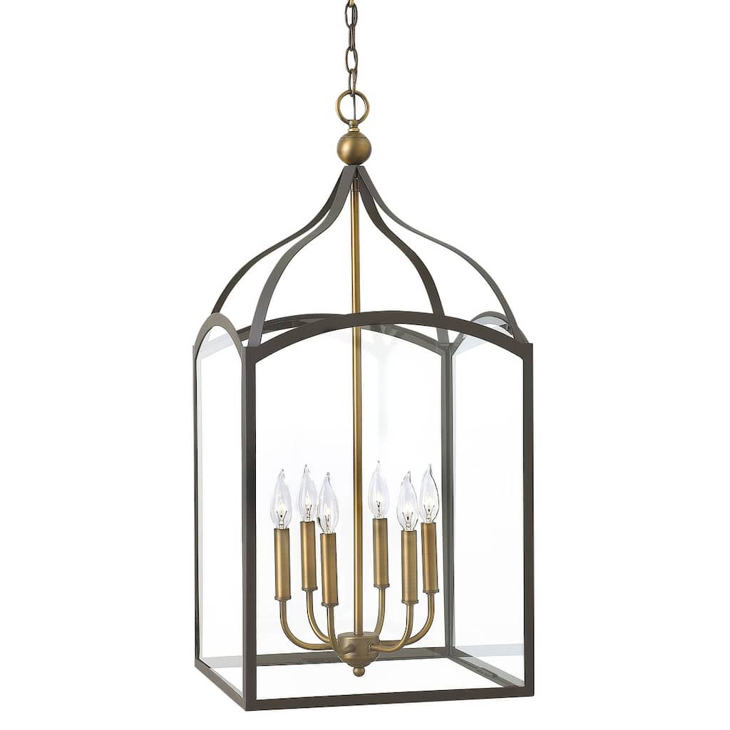 Hinkley Lighting Clarendon 6 Light 16" Wide Full Sized Lantern Pendant
