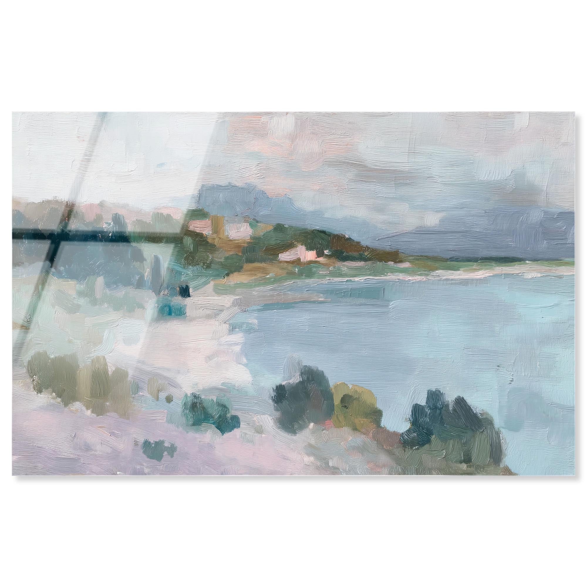 Coastal Haze I Blue Wall Decor Acrylic Print by Art Remedy