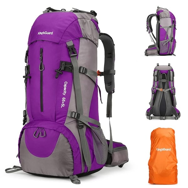70L Hiking Backpack Large Lightweight Waterproof Camping Backpack Travel Backpacking Backpack Daypack with Rain Cover - Bed Bath & Beyond - 40365911 70L Hiking Backpack Large Lightweight Waterproof Camping Backpack Travel Backpacking Backpack Daypack with Rain Cover - Bed Bath & Beyond - 40365911