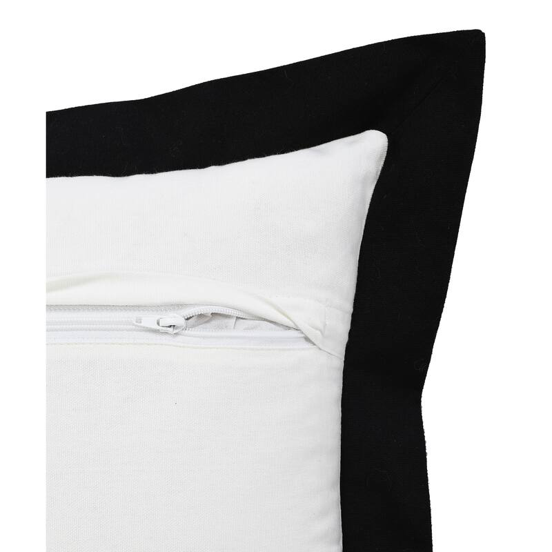 Sevita Lumen Empire Bordered Throw Pillow