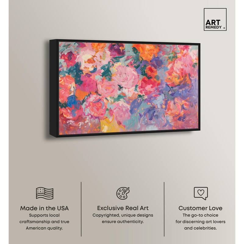 Kaleidoscope of Color Canvas by Art Remedy