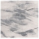 preview thumbnail 31 of 44, SAFAVIEH Retro Nurcan Modern Abstract Rug 6' Square - Beige/Grey