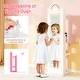 preview thumbnail 20 of 18, Gymax 3 In 1 Kids Jewelry Cabinet w/3-Color Lighted Full Length Mirror