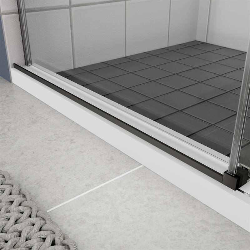 46"-48" x 74" Sliding Shower Door with 5/16" Tempered Glass