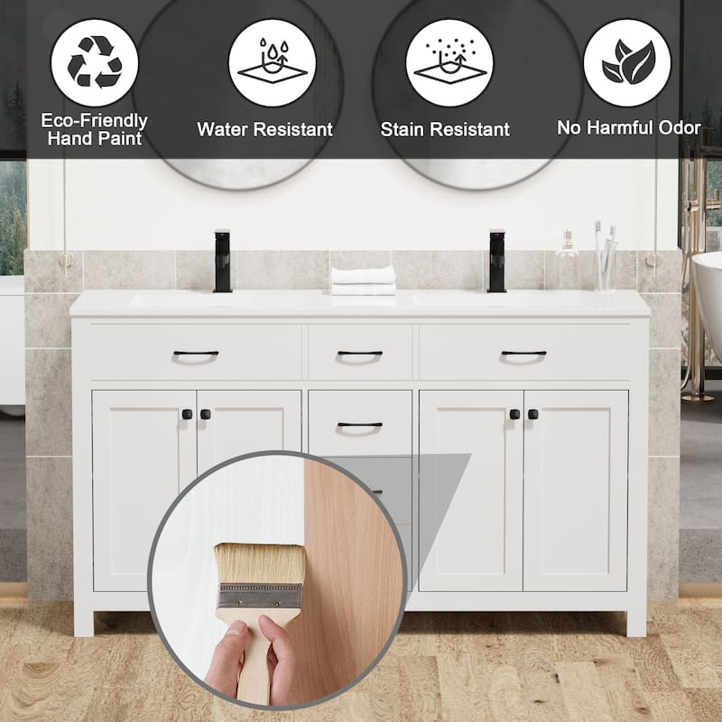 Sink Bathroom Vanity with Counter Top Set