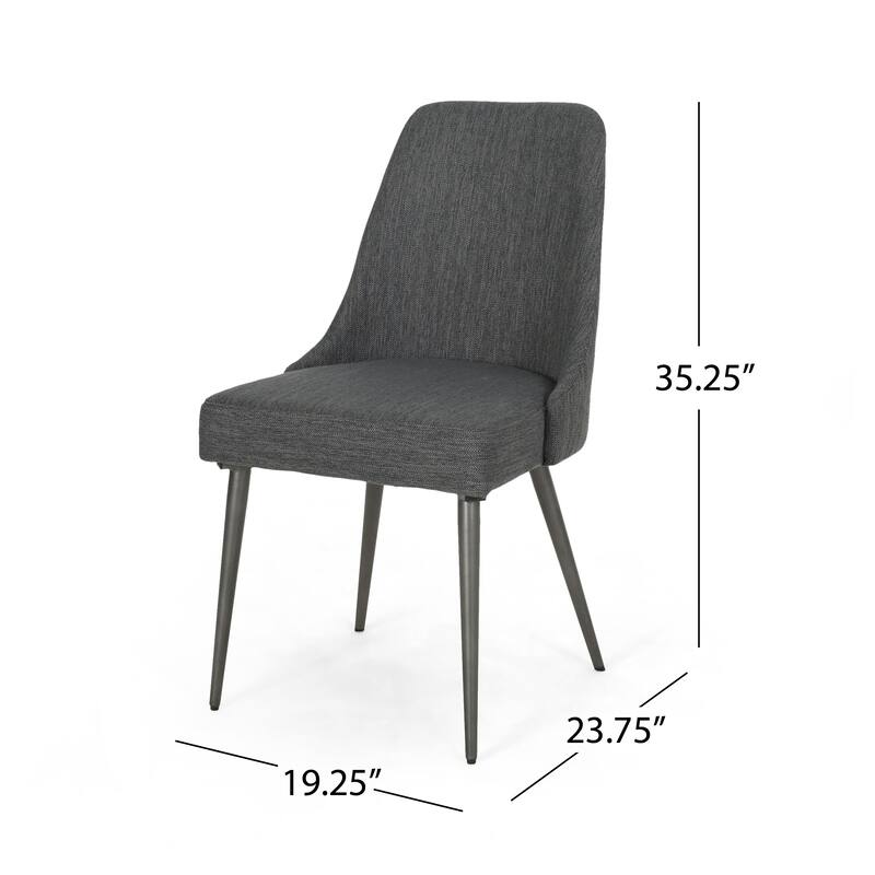 Minimalist Decorative Chair Dining Chair with Iron Legs, Upholstered Coffee Chair Side Chair Reception Chair