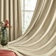 preview thumbnail 7 of 8, Deconovo Velvet Room Darkening Curtain Panel, Thermal Insulated