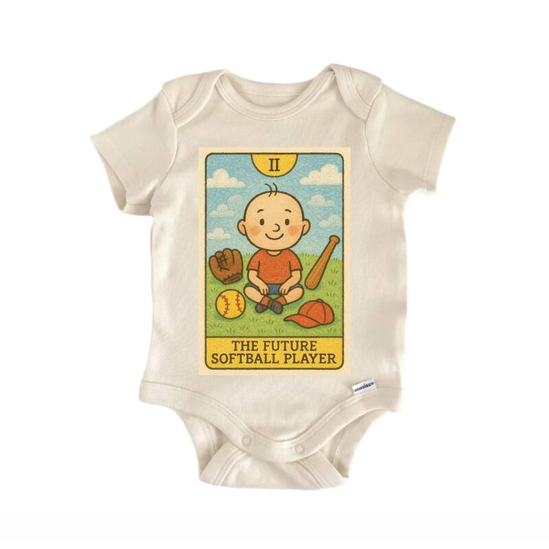Future Softball Player - Baby Bodysuit - Blue - 0-3M