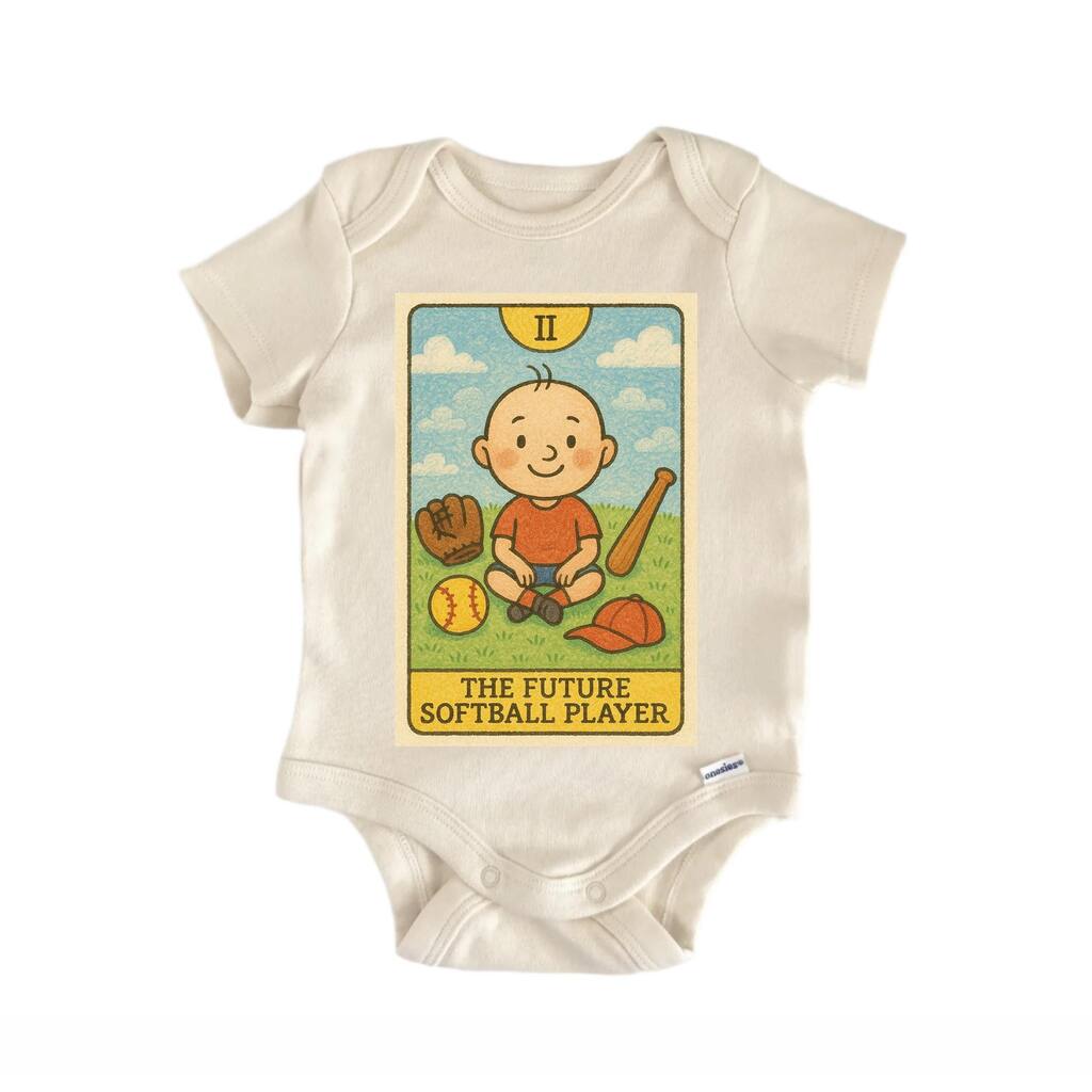Future Softball Player - Baby Bodysuit