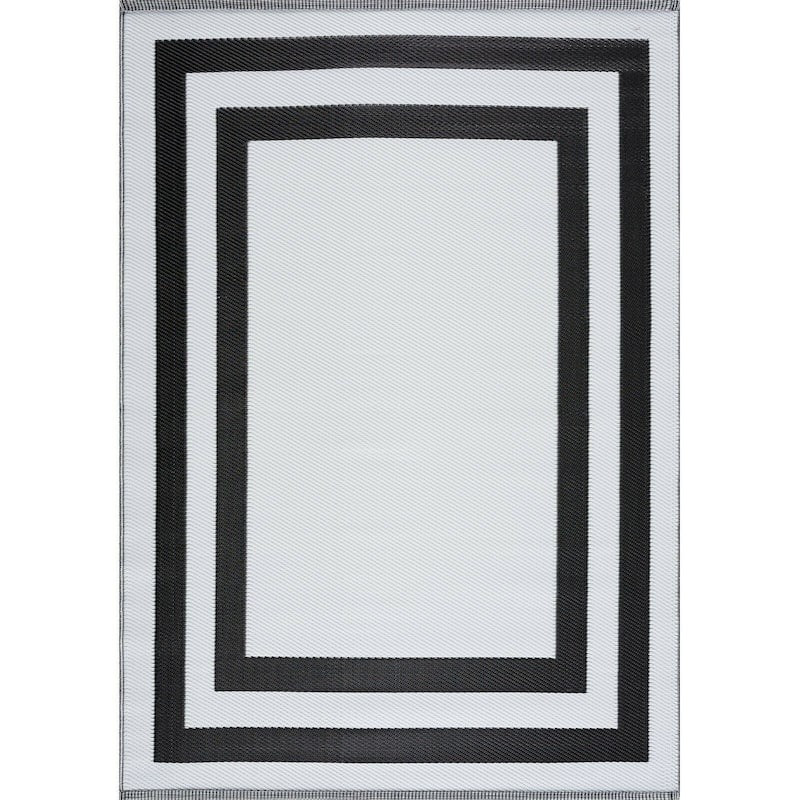 Paris Design 100% Eco-friendly Lightweight Plastic Outdoor Mat/Rug