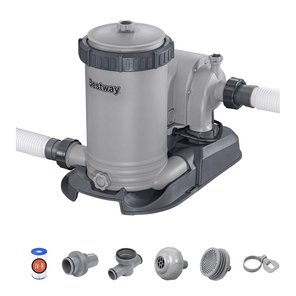 Bestway 58392E Flowclear 2500 GPH Above Ground Swimming Pool Water Filter Pump - 21
