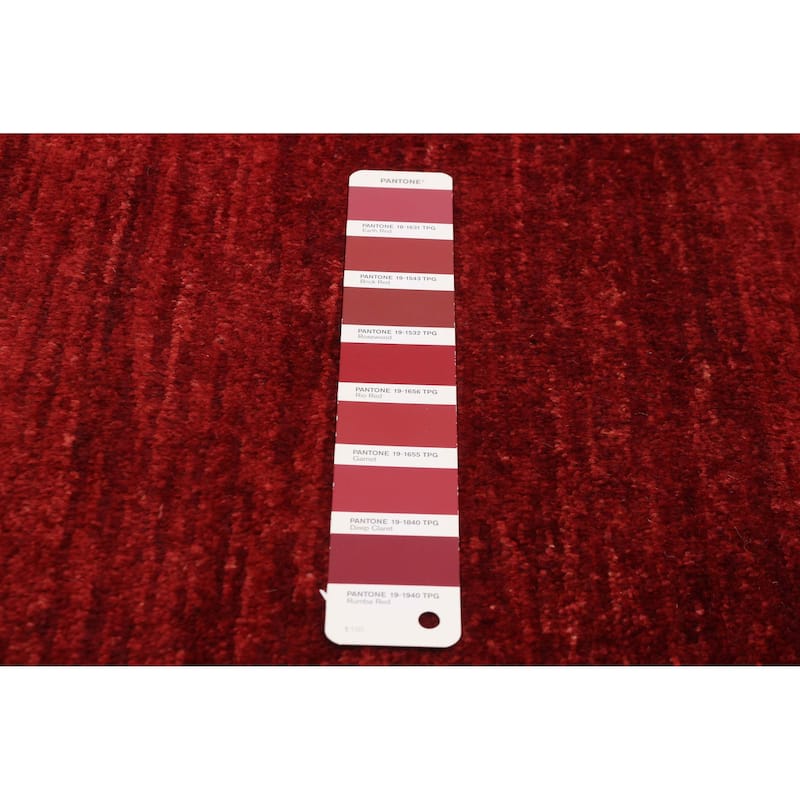 Pak Finest Gabbeh Red Rug 6'7" x 9'5" - 6'7 x 9'5